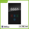 แผงกระจกนิรภัยโรงแรมหมายเลขอิเล็กทรอนิกส์ Door Plate