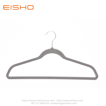 EISHO Home Premium Grey Velvet Hangers For Clothes