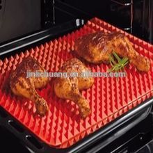 2017 pyramid shaped non-stick silicone baking mat, silicone pyramid cooking mat