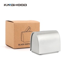 Double Edge Safety Razor Blade Disposal and Storage Case for Men's Salon Travel