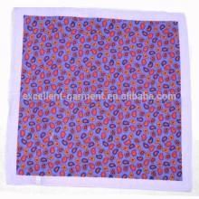 100% cotton print paisley design hanky