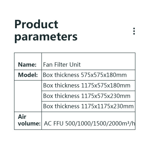 Filtro de filtro de fã OEM Alta qualidade HEPA filtro