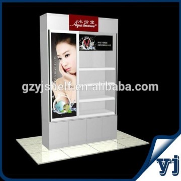 Pop four layers makeup display stand/makeup counter display/makeup display case