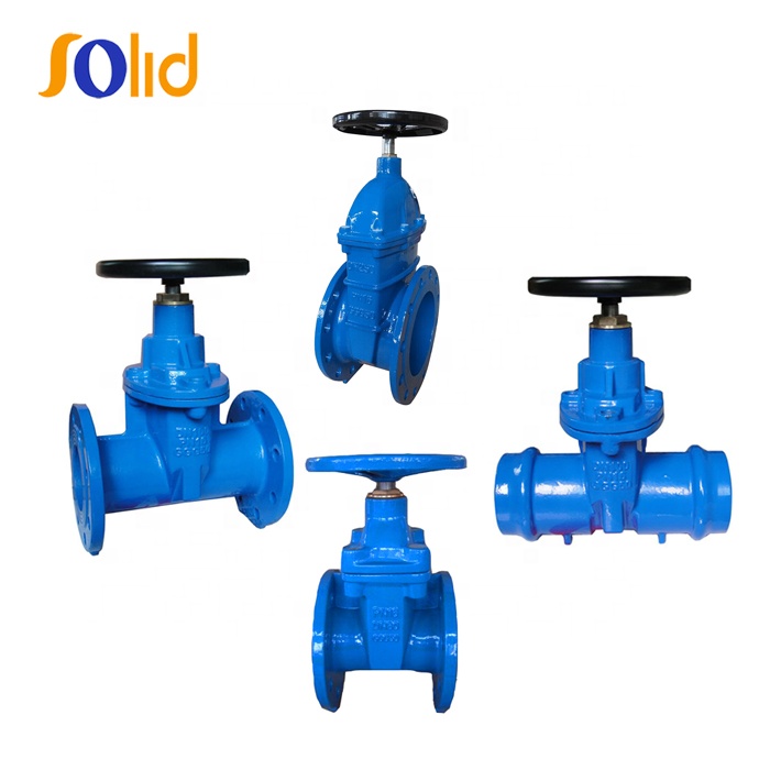 AWWA C515 /509 DIN3352 F4 F5 DI Ductile iron resilient seated gate valves,stem gate valve