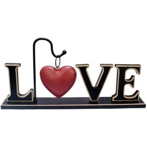 Hout Love Sign Freesting Letters Cutout