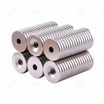 High-Strength Nd-Fe-B Countersunk Hole Disc Neodymium Magnet
