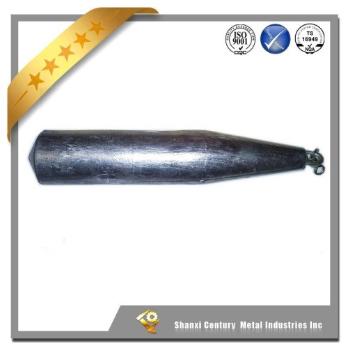 Hot sale South Korea market Fishing Sinkers weights 2.5KG lead sinker