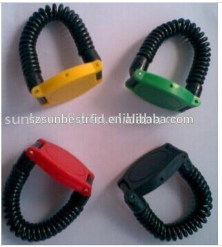 Water Park RFID wristband, ISO14443A ABS RFID IC bracelet