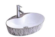 Wash Basin Colour With Sliver Flower Bathroom Sink