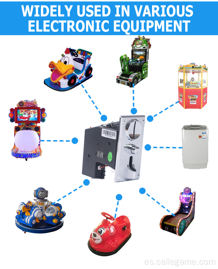 Universal Arcade juego Tokens Monedas Selector de máquina