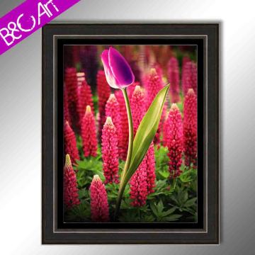 restaurant decoration colored beautiful oil painting flower