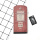 Telephone booth style simple coin purse
