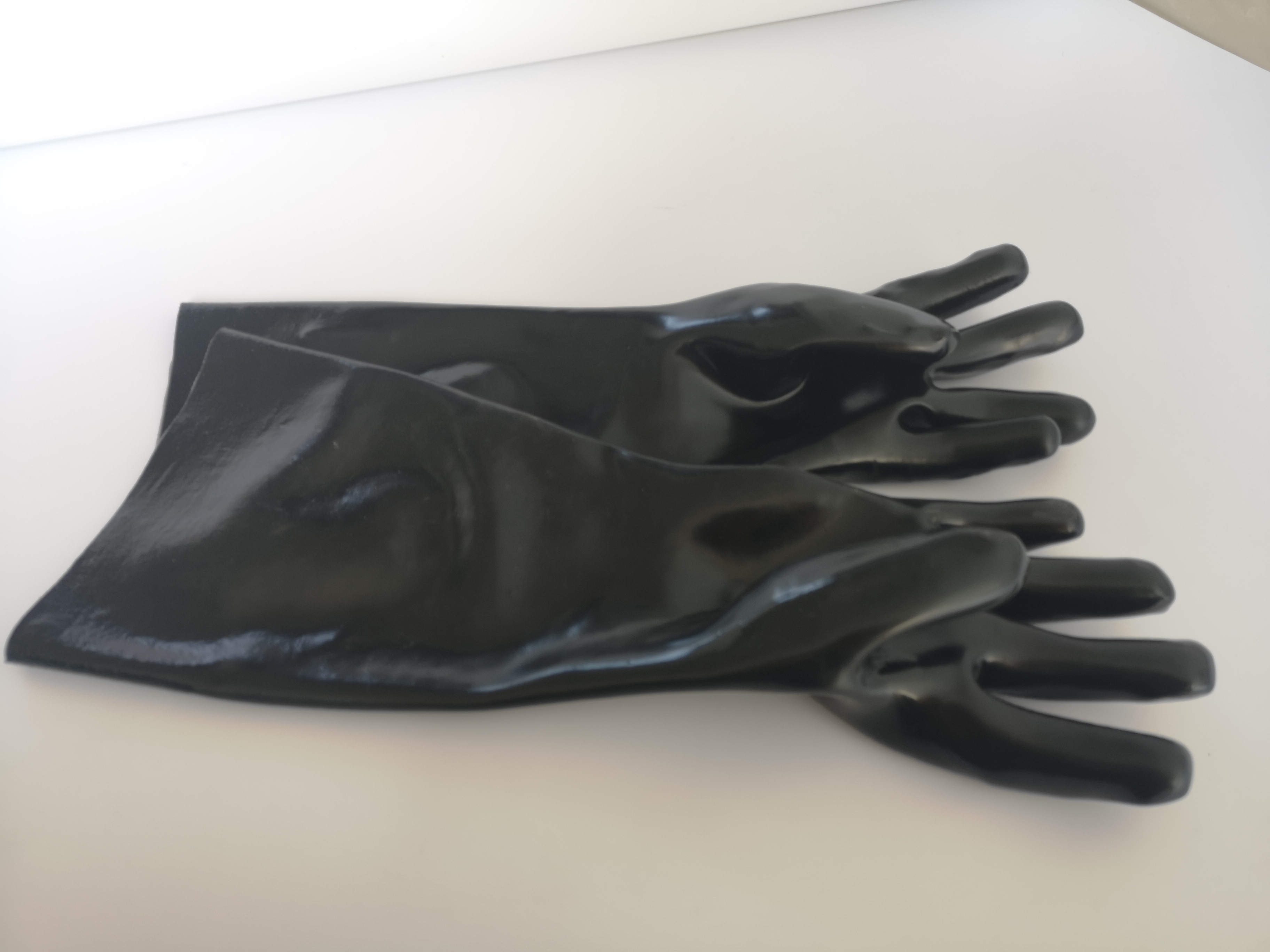 Black PVC Coated Gloves