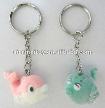 Plastic Fish Key Chain