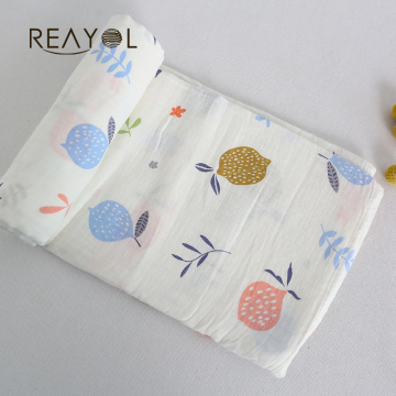 Cotton Baby Swaddle Blanket - Custom Printed Wrap Swaddle Cloth Muslin Swaddle
