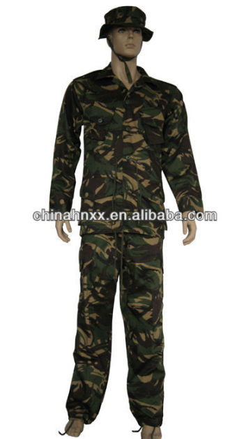 Military camo uniform