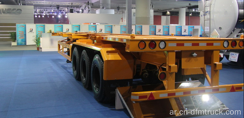 DongFeng 3-Axle Flat Bed نصف مقطورة