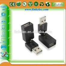 High speed rotating angle USB adapter, adapter usb 3.0 to usb 2.0