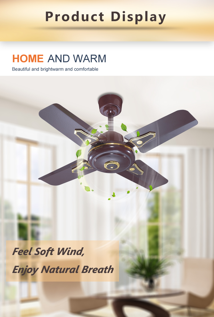 Mini 4 Blade Metro Orient Orl Ceiling Fan, High Quality Mini 4 Blade