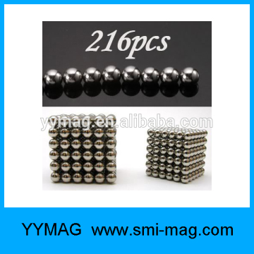 5mm 216 ball magnet toy
