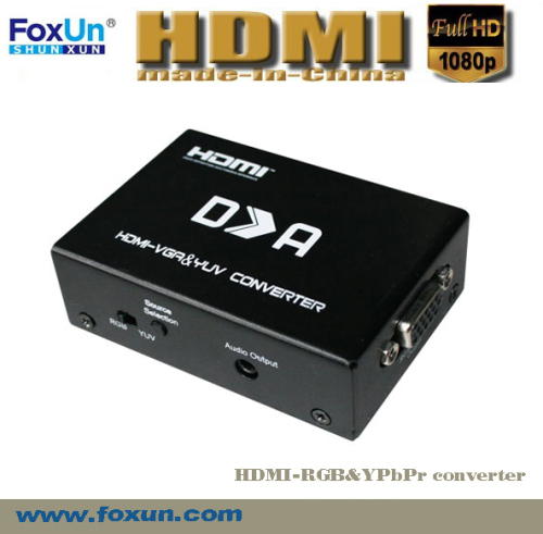 HDMI to VGA & YPbPr Converter