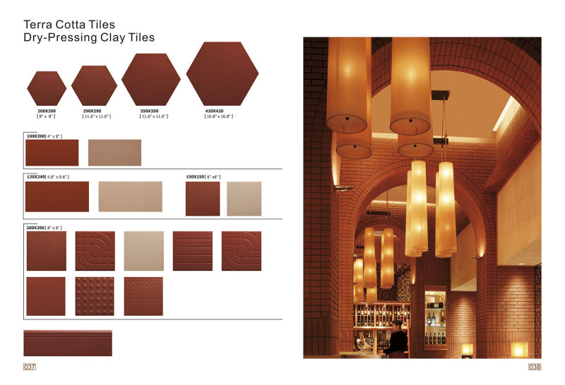 Red Terracotta Clay Brick Tile