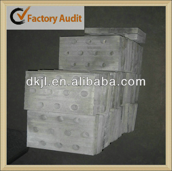 high thermal SiO2 bonded silicon carbide bricks with holes