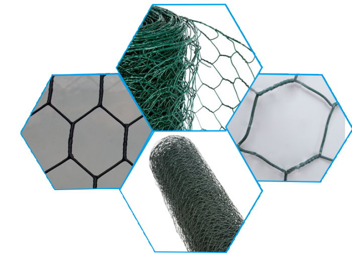 PVC Coated or galvanized Iron wire Double strands twisted hexagonal mesh