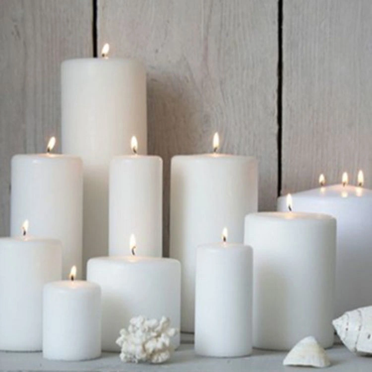 Household White Candles Pillar Scented Candles