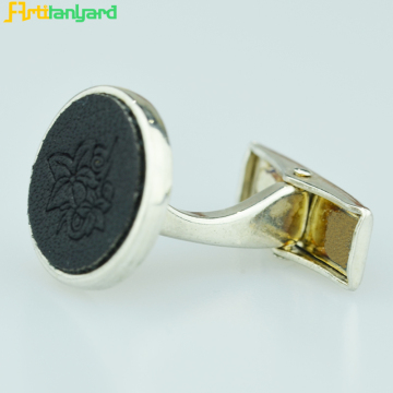 Customized Alloy Women's Cufflink With Logo