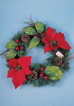 Christmas Garland / Christmas Floral Hoop / Christmas Stephanie