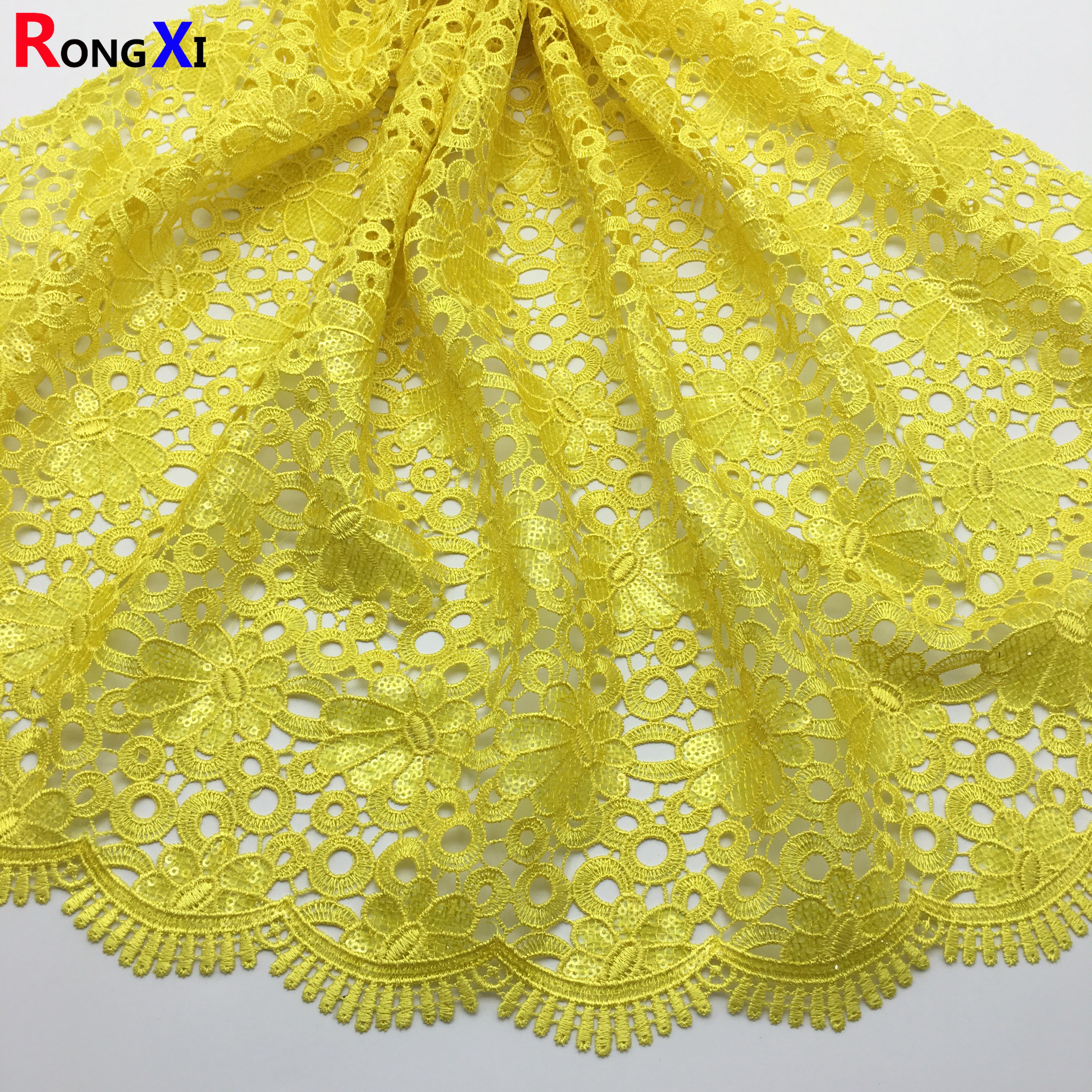 RXF0177 3mm New Design Golden Sequin Fabric With Great Price