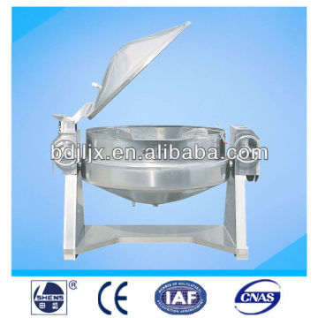 Tilting rice milk boiling pot