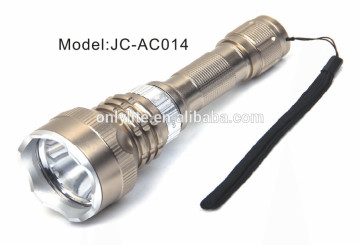 Focus 3w zoom function Flashlight with rechargeable battery
