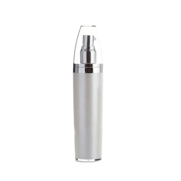 Tarro airless cosmético acrílico plata