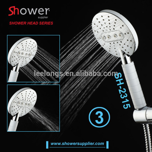 2315 Golden ABS plastic 3 ways enjoyable hand rain shower head with sets