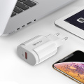 1 포트 QC3.0 벽 빠른 충전 18W USB 충전기