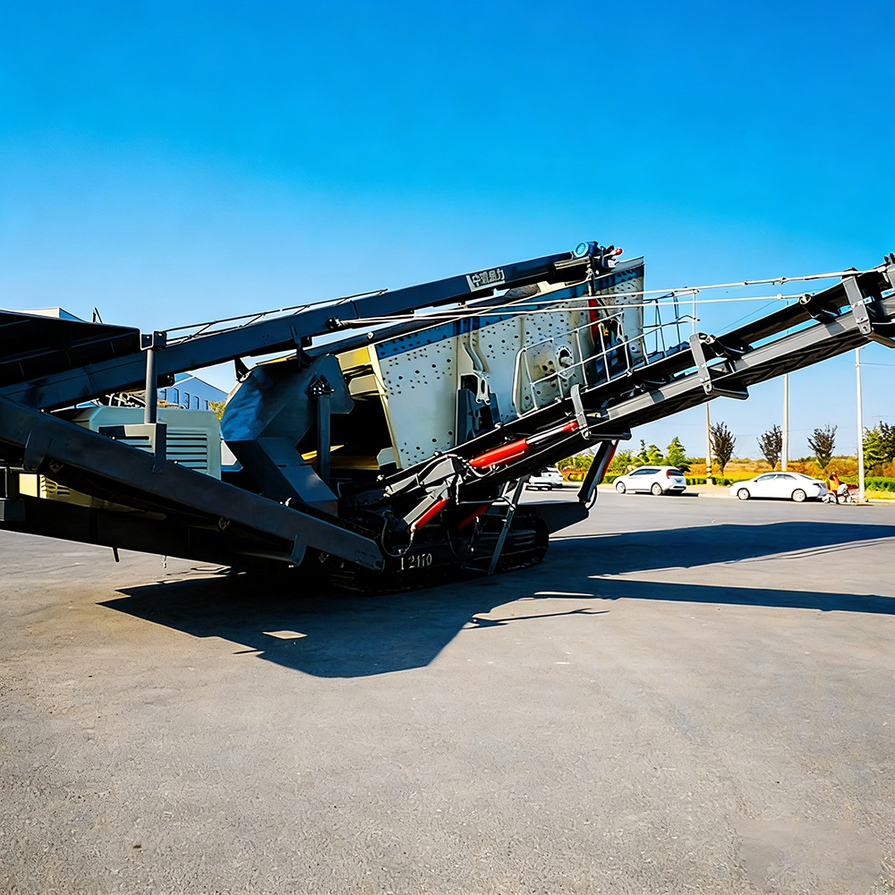 मोबाइल क्रशिंग और स्क्रीनिंग स्टेशन mobile crushing and screening station