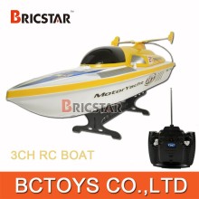 27MHz 3CH strike high speed boat model rc hydro boat, nqd rc boat brushless motor with 15km/h.