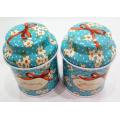 Blue Mushroom Tea Tin Box