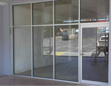 Thermal Break Storefront: Aluminium Shopfront with Safety Glazing