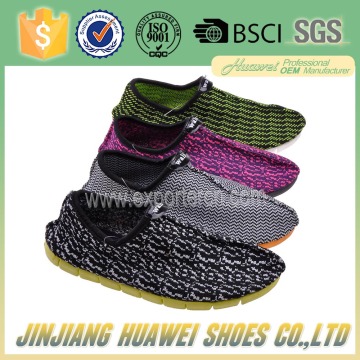 Slip on Men casual shoes knitting fabric shoes 2016