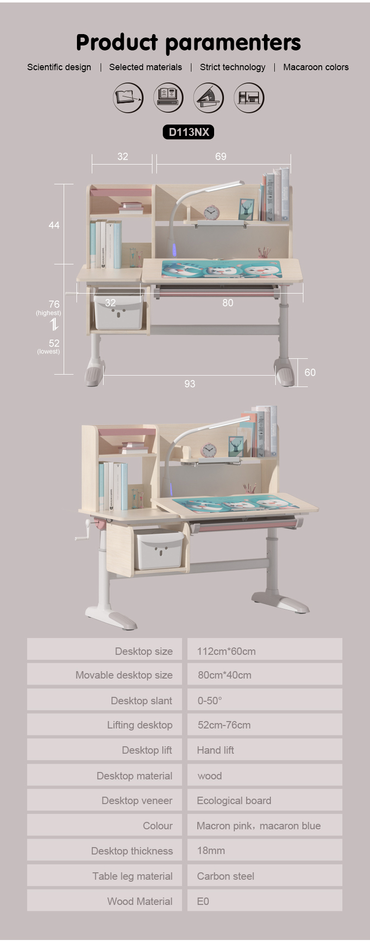 desk and chair