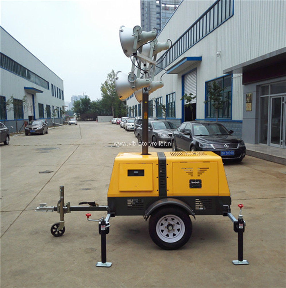 LED Trailer Emergency Generator Light Tower