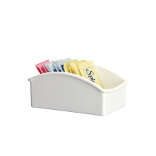 Clear Acrylic Sugar Tea Bag Holder - Black White