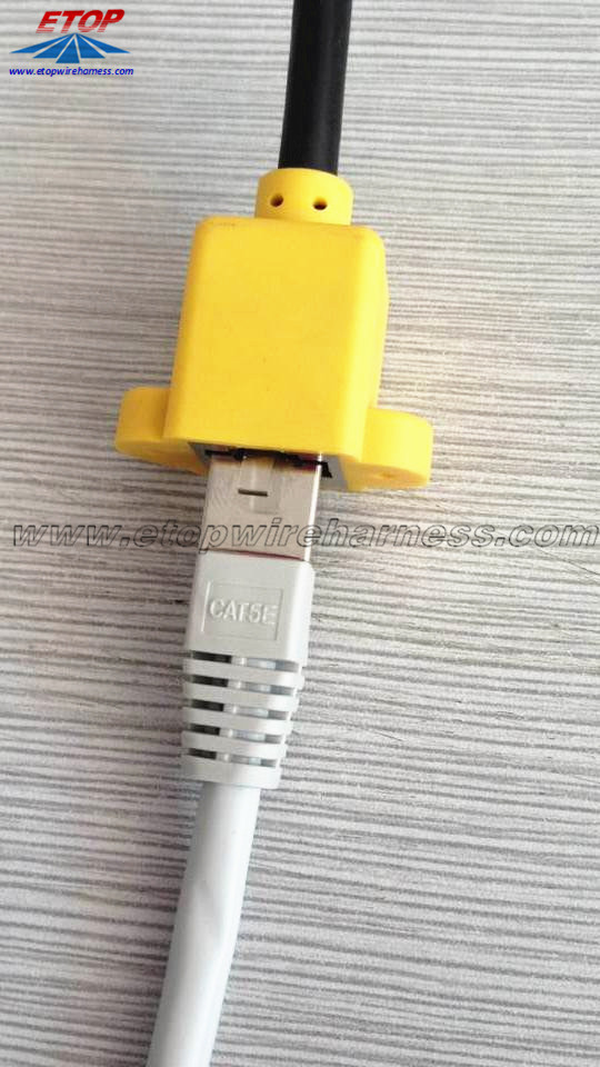 RJ45 Cable Benyw I Gwryw