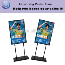 floor display metal poster sign holder
