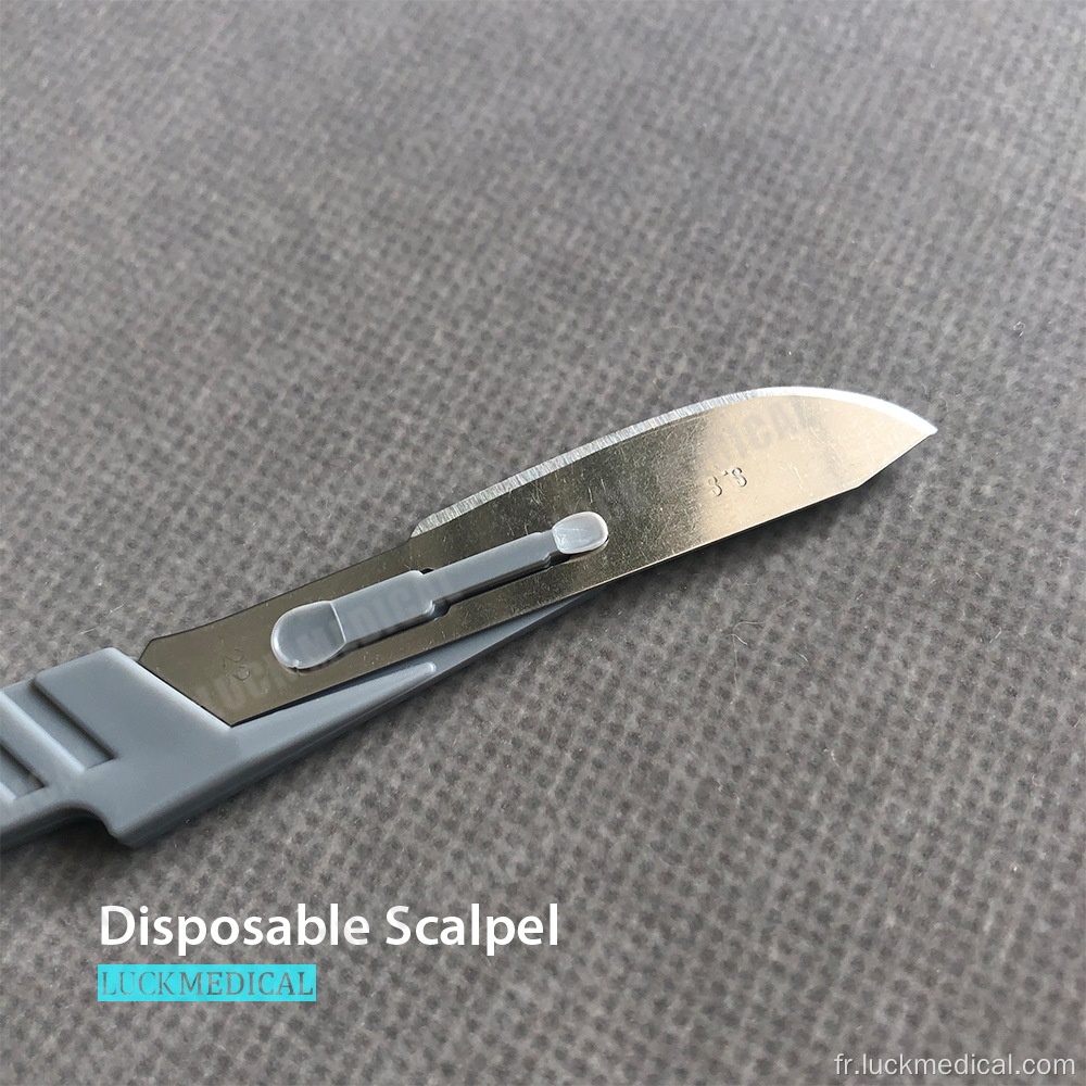 Blades / scalpels en carbone chirurgical