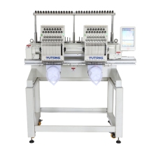 Two Head Indian Embroidery Machines - Double Embroidery Machine for Caps and Tubular Items