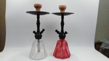 shisha lounge smoking pots black shank zinc alloy nargile hookah sheesha